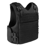 Top Quality Buffalo Outdoor Wearproof Tactical Vest Anti-stab Tactical Gear Set - Black