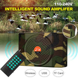 Hunting Decoy Calls Electronic Bird Caller CamouflageElectric Hunting Decoy Speaker MP3 Speaker Remote Controller Kit EU/US Plug