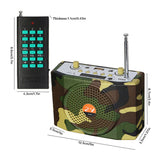 Hunting Decoy Calls Electronic Bird Caller CamouflageElectric Hunting Decoy Speaker MP3 Speaker Remote Controller Kit EU/US Plug