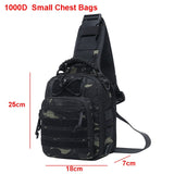 2022 New! Laser-Cut EDC Tactical Chest Bag Sling Hiking Backpack Shoulder Fishing Bags Travel Camping Molle Bag Hunting