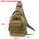 2022 New! Laser-Cut EDC Tactical Chest Bag Sling Hiking Backpack Shoulder Fishing Bags Travel Camping Molle Bag Hunting