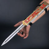 2022 New! stainless steel special-shaped blade stealth sword set sword Edward pop out set of sword metal