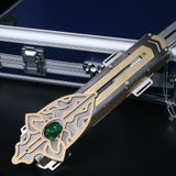 2022 New! stainless steel special-shaped blade stealth sword set sword Edward pop out set of sword metal