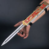 2022 New! stainless steel special-shaped blade stealth sword set sword Edward pop out set of sword metal