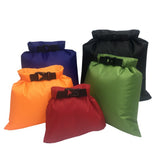 5 Pcs/Set Outdoor Swimming Waterproof Bag Camping Rafting Storage Dry Bag With Adjustable Strap Hook