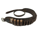 Top Quality 25 Rounds 12GA Ammo Holder Belt Leather Canvas Cartridge Tactical Shotgun Shell Waist Belt Bullet Holster Carrier