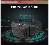 Outdoor EDC Tactical Gun Waist Bag Holster Chest Combat Camping Sport Hunting Athletic Shoulder Sling Gun Holster Bag