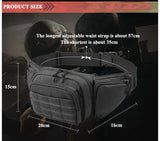 Outdoor EDC Tactical Gun Waist Bag Holster Chest Combat Camping Sport Hunting Athletic Shoulder Sling Gun Holster Bag