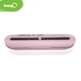 Upgraded Food Vacuum Sealer 220V/110V Automatic Commercial Household Food Vacuum Sealer Packaging Machine Include 10Pcs Bags