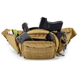 Outdoor EDC Tactical Gun Waist Bag Holster Chest Combat Camping Sport Hunting Athletic Shoulder Sling Gun Holster Bag