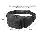 Outdoor EDC Tactical Gun Waist Bag Holster Chest Combat Camping Sport Hunting Athletic Shoulder Sling Gun Holster Bag