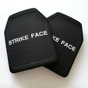 2PCS 10" x 12" Tactical Plates Alumina & PE NIJ III Stand Alone Ballistic Panels AI2O3 Level 3 Body Defense