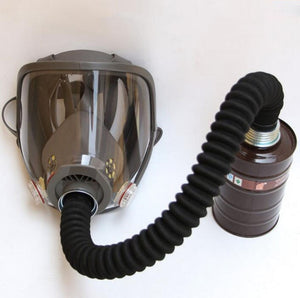 Full Facial Gas Mask Repirator 6800 with 0.5m Pipe Carbon Cartridges Organic Gases Chemicals Industry Pesticide Resin