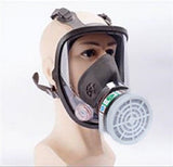 Full Facial Gas Mask Repirator 6800 with 0.5m Pipe Carbon Cartridges Organic Gases Chemicals Industry Pesticide Resin