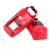 Profession First Aid Bag Emergency Kits Empty Travel Dry Bag Rafting Camping Portable Medical Bag Red Color Waterproof 2L