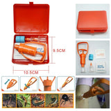 Outdoor Survivor Venom Extractor Kit Safe First Aid Kit Safety Venom Protector Snake Bees Bite Venom Extractor Outdoor