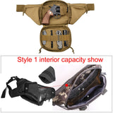 Outdoor EDC Tactical Gun Waist Bag Holster Chest Combat Camping Sport Hunting Athletic Shoulder Sling Gun Holster Bag