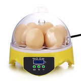 Mini 7 Egg Incubator Poultry Incubator Brooder Digital Temperature Farm Hatchery Egg Incubator Chicken Duck Bird Pigeon Hatcher