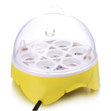 Mini 7 Egg Incubator Poultry Incubator Brooder Digital Temperature Farm Hatchery Egg Incubator Chicken Duck Bird Pigeon Hatcher