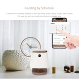 2022 New! Automatica Pet Feeder Smart Pet Feeder Schedule Pet Feeder for Dogs Cats Auto Feeding Meals Pet Food Dispenser Manual Feeder 4L