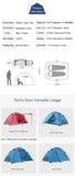 2 Person Winter Tent with Snow Skirt Aluminum Pole Tent Lightweight Backpacking Tent for Hiking Climbing Snow Weather