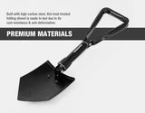 WORKPRO Military Shovel Tactical Folding Shovel Outdoor Camping Spade Survival Emergency Tools