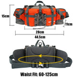 2022 New! Outdoor Sports Waist Bag Hiking Cycling Climbing Backpack Bicycle Pack Running Water Bottle Waterproof Nylon Mountain