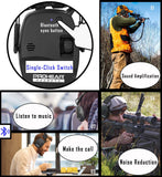 2022 New! Bluetooth 5.0 Professional Tactical Headphone Electronic Earmuffs Shooting Ear Protection for hunting Noise Reduction