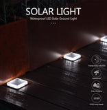 Solar Led Light Outdoor Waterproof Light Underground Landscape Lamp For Lawn Pathway Solar Powered Sunlight Garden Decoration