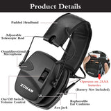 Professional Noise Reduction Earmuffs Active Headphones for Shooting Electronic Hearing protection Ear protect active hunting headphone