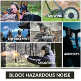 Professional Noise Reduction Earmuffs Active Headphones for Shooting Electronic Hearing protection Ear protect active hunting headphone