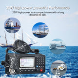 RS-510MG VHF Marine Transceiver IPX7 Waterproof Mobile Radio Class A DSC Walkie Talkie GPS