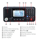 RS-510MG VHF Marine Transceiver IPX7 Waterproof Mobile Radio Class A DSC Walkie Talkie GPS