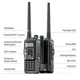 BAOFENG UV-S9 UV-S9 Plus Powerful Handheld Transceiver with UHF VHF Dual Band Walkie Talkie Ham UV-5R Two Way Radio