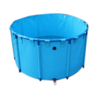 High Quality Collapsible Fish Tank 1400 Liter Diameter 150cm x Height 80cm Fresh/Salt Water Breeding Round Plastic Fish Pond