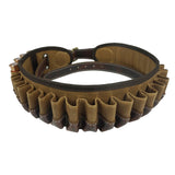 Top Quality 25 Rounds 12GA Ammo Holder Belt Leather Canvas Cartridge Tactical Shotgun Shell Waist Belt Bullet Holster Carrier