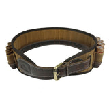 Top Quality 25 Rounds 12GA Ammo Holder Belt Leather Canvas Cartridge Tactical Shotgun Shell Waist Belt Bullet Holster Carrier