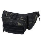 Outdoor EDC Tactical Gun Waist Bag Holster Chest Combat Camping Sport Hunting Athletic Shoulder Sling Gun Holster Bag