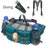 2022 New! Outdoor Sports Waist Bag Hiking Cycling Climbing Backpack Bicycle Pack Running Water Bottle Waterproof Nylon Mountain