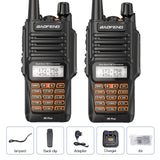 2PCS Walkie Talkies Waterproof Baofeng UV-9R PLUS 10W Portable CB Ham Radio Transceiver VHF UHF  2 Way Radio uv9r plus Hunt 10KM