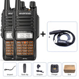 2PCS Walkie Talkies Waterproof Baofeng UV-9R PLUS 10W Portable CB Ham Radio Transceiver VHF UHF  2 Way Radio uv9r plus Hunt 10KM