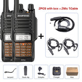 2PCS Walkie Talkies Waterproof Baofeng UV-9R PLUS 10W Portable CB Ham Radio Transceiver VHF UHF  2 Way Radio uv9r plus Hunt 10KM