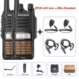 2PCS Walkie Talkies Waterproof Baofeng UV-9R PLUS 10W Portable CB Ham Radio Transceiver VHF UHF  2 Way Radio uv9r plus Hunt 10KM