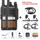 2PCS Walkie Talkies Waterproof Baofeng UV-9R PLUS 10W Portable CB Ham Radio Transceiver VHF UHF  2 Way Radio uv9r plus Hunt 10KM