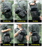 2022 New! Laser-Cut EDC Tactical Chest Bag Sling Hiking Backpack Shoulder Fishing Bags Travel Camping Molle Bag Hunting