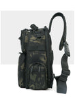 2022 New! Laser-Cut EDC Tactical Chest Bag Sling Hiking Backpack Shoulder Fishing Bags Travel Camping Molle Bag Hunting