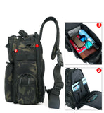 2022 New! Laser-Cut EDC Tactical Chest Bag Sling Hiking Backpack Shoulder Fishing Bags Travel Camping Molle Bag Hunting