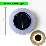 Solar Led Light Outdoor Waterproof Light Underground Landscape Lamp For Lawn Pathway Solar Powered Sunlight Garden Decoration