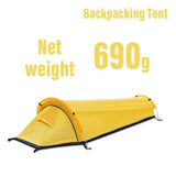 New! Ultralight Outdoor Tent 1 Person Car Travel Outdoor Tents Backpacking Waterproof Sleeping Bag For Hunting Cycling Equipment