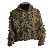 Hunting Clothes 3D Maple Leaf Bionic Ghillie Suit Men&#39;s Jacket Pants Hunter Yowie Sniper Camouflage Suit Outdoor Camo Clothing